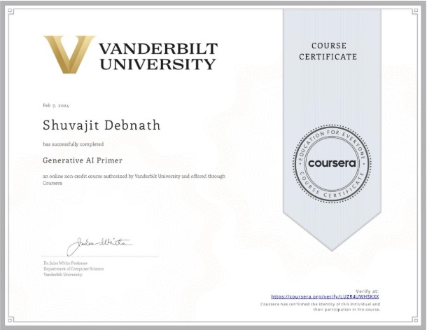 Generative AI Primer Certificate