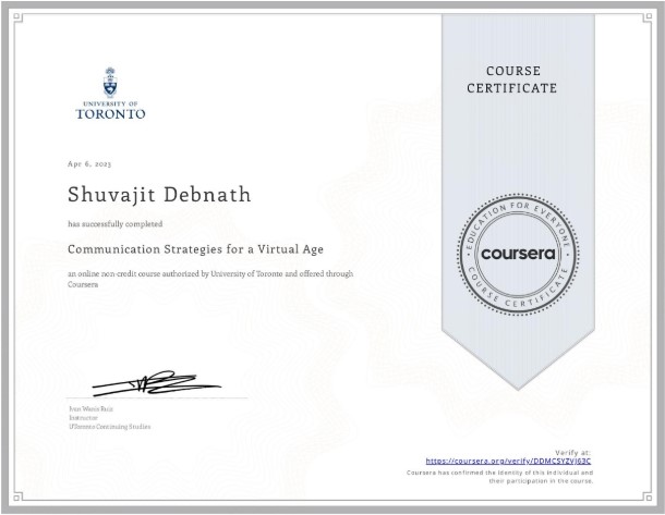 Communication Strategies for a Virtual Age Certificate