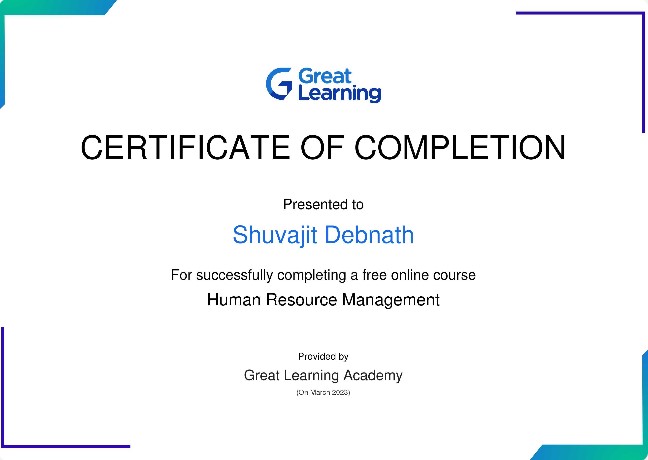 Human Resource Management Certificate