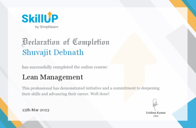 Lean Management Certificate